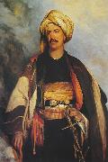 Robert Scott Lauder David Roberts dressed in oriental clothing France oil painting artist